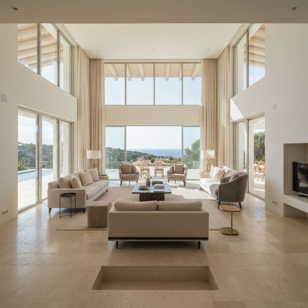 Luxury villa interior